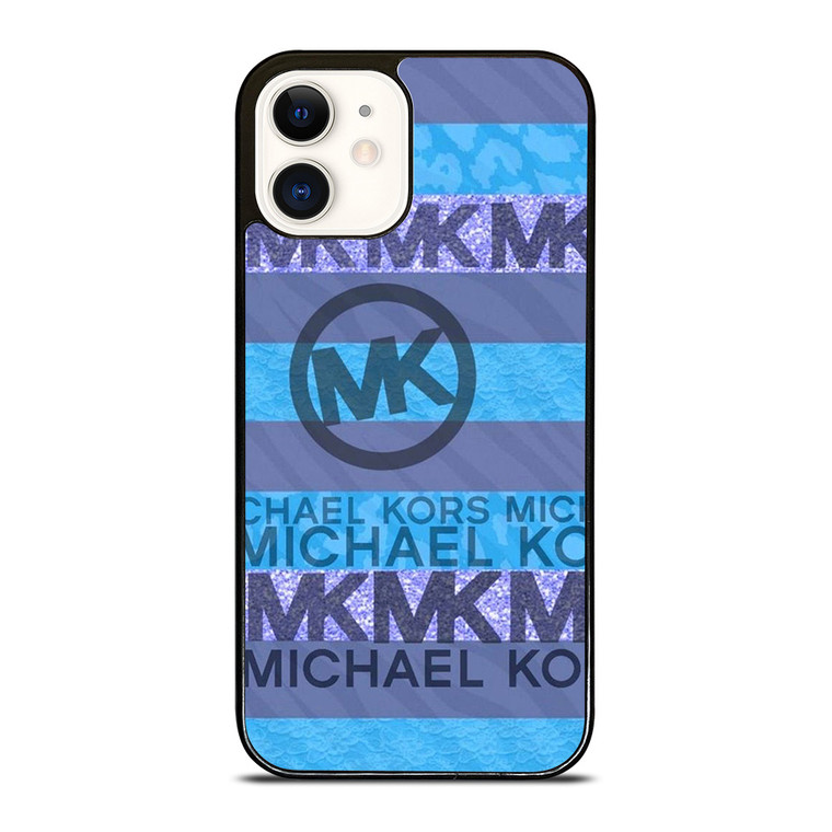 MK MICHAEL KORS LOGO BLUE ICON iPhone 12 Case Cover