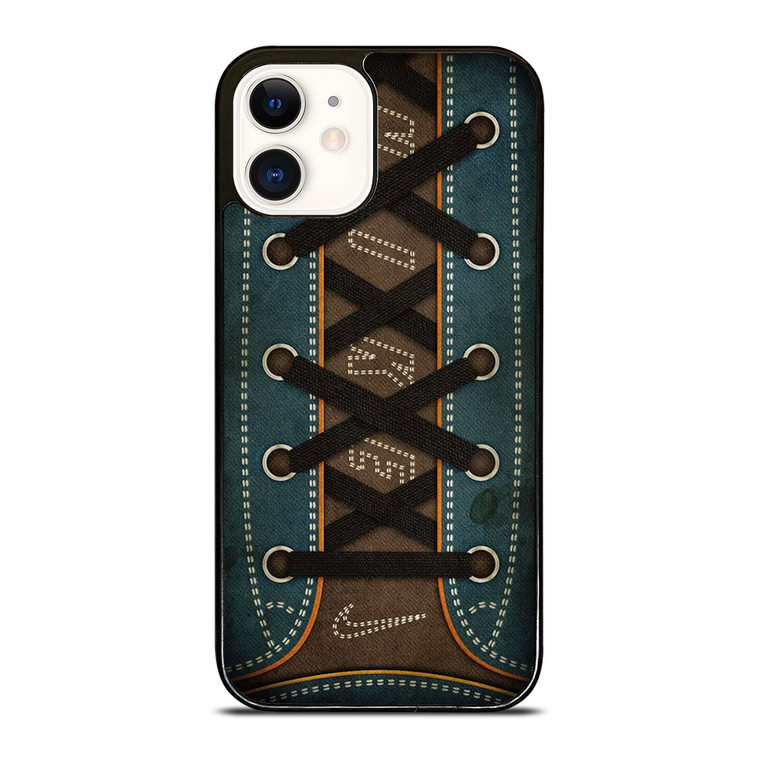 NIKE LOGO SHOE LACE ICON iPhone 12 Case Cover