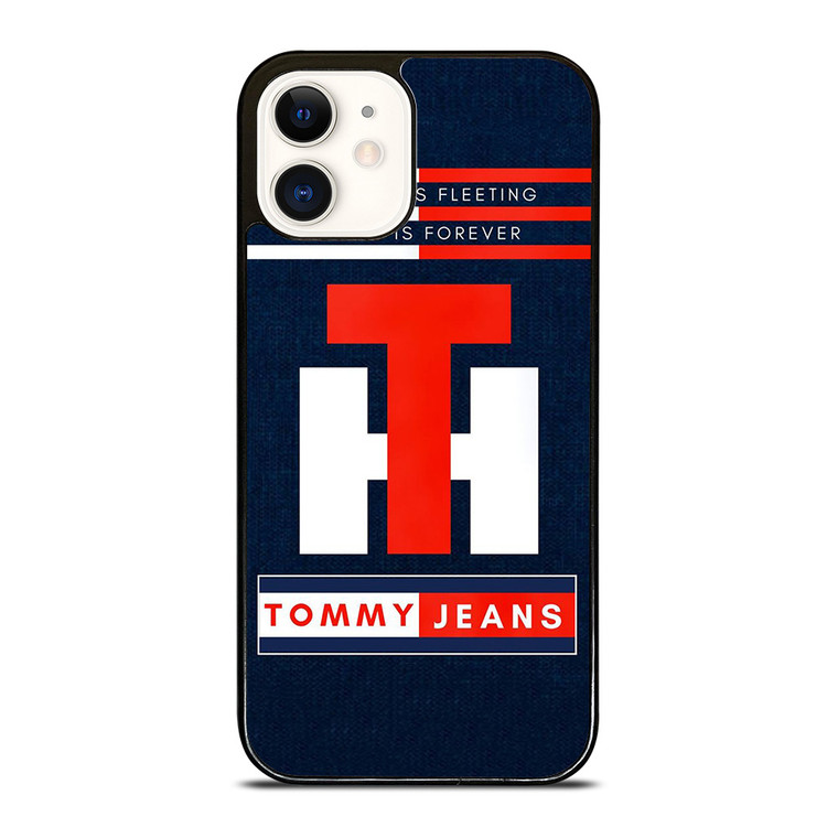TOMMY HILFIGER JEANS TH LOGO STYLE IS FOREVER iPhone 12 Case Cover