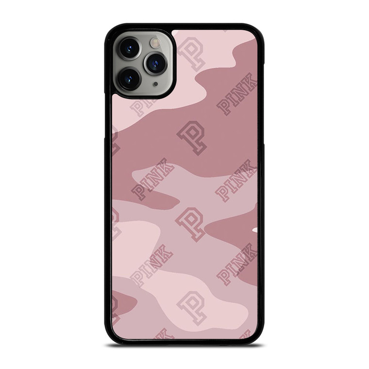 PINK NATION VICTORIA'S SECRET LOGO ICON CAMO iPhone 11 Pro Max Case Cover