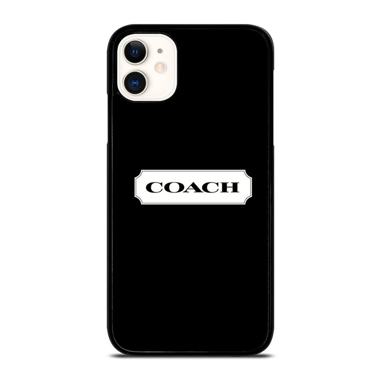 COACH NEW YORK LOGO ICON BLACK iPhone 11 Case Cover