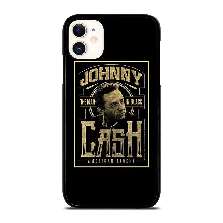 JOHNNY CASH THE MAN IN BLACK AMERICAN LEGEND iPhone 11 Case Cover
