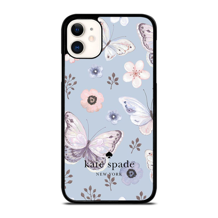 KATE SPADE NEW YORK LOGO BUTTERFLY PATTERN iPhone 11 Case Cover