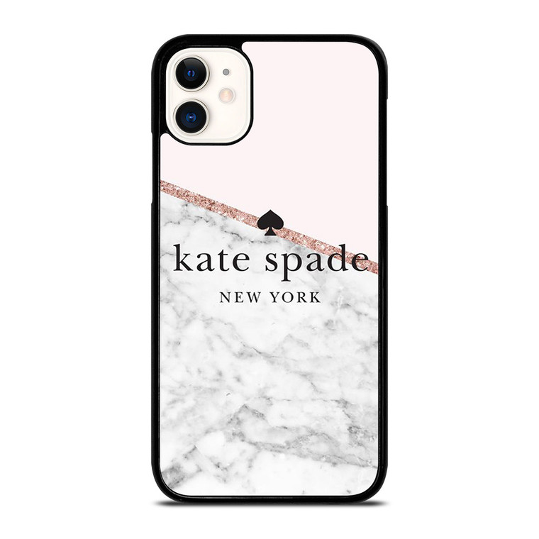 KATE SPADE NEW YORK LOGO MARBLE ICON iPhone 11 Case Cover