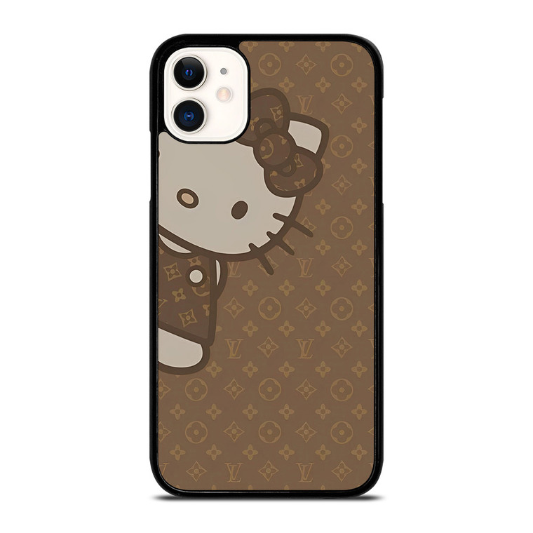 LOUIS VUITTON LV PATTERN LOGO HELLO KITTY iPhone 11 Case Cover