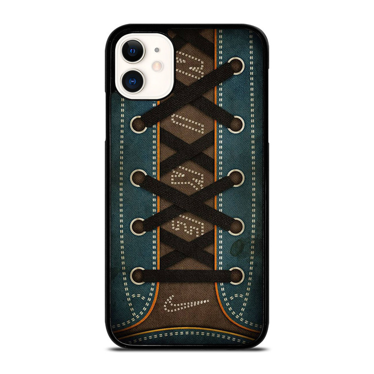 NIKE LOGO SHOE LACE ICON iPhone 11 Case Cover