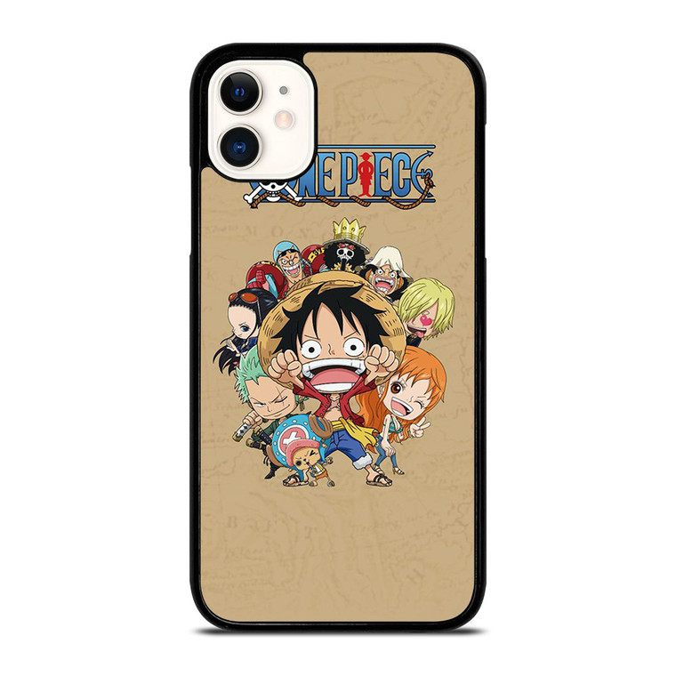 ONE PIECE CUTE MINI CHARACTER ANIME MANGE iPhone 11 Case Cover