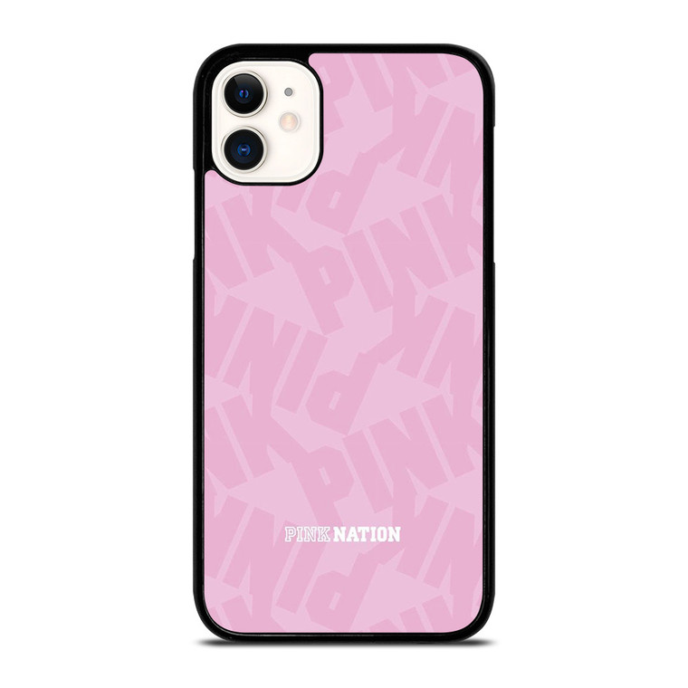 PINK NATION VICTORIA'S SECRET LOGO ICON iPhone 11 Case Cover