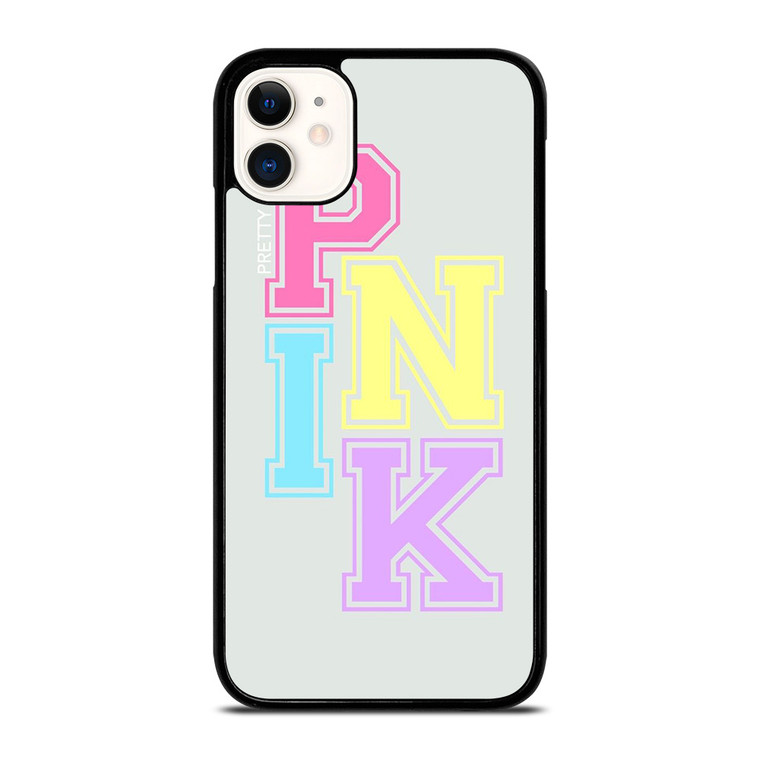 PINK NATION VICTORIA'S SECRET LOGO PRETTY IN ICON iPhone 11 Case Cover