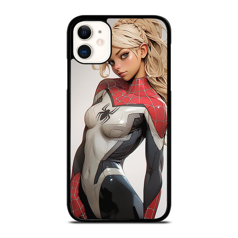 SPIDER GIRL SEXY MARVEL COMICS CARTOON iPhone 11 Case Cover