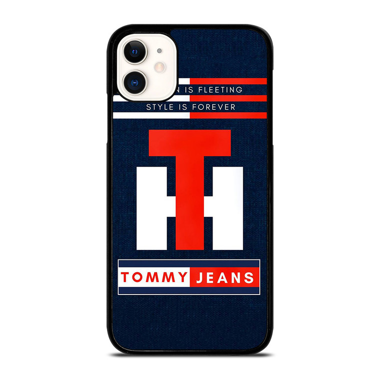 TOMMY HILFIGER JEANS TH LOGO STYLE IS FOREVER iPhone 11 Case Cover