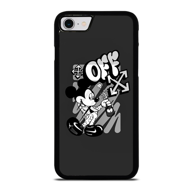 MICKEY MOUSE OFF WHITE LOGO iPhone SE 2022 Case Cover