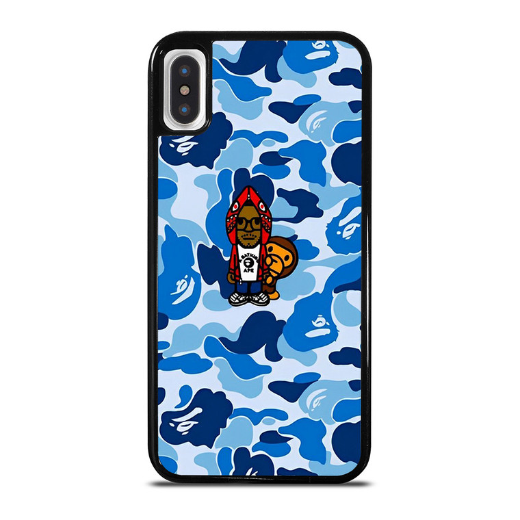 BABY MILO BATHING APE KID CUDI CAMO iPhone X / XS Case Cover