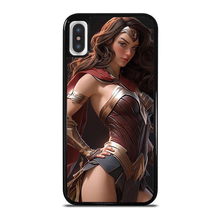 BEAUTIFUL WONDER WOMAN DC COMIC SUPERHERO iPhone X / XS Case Cover