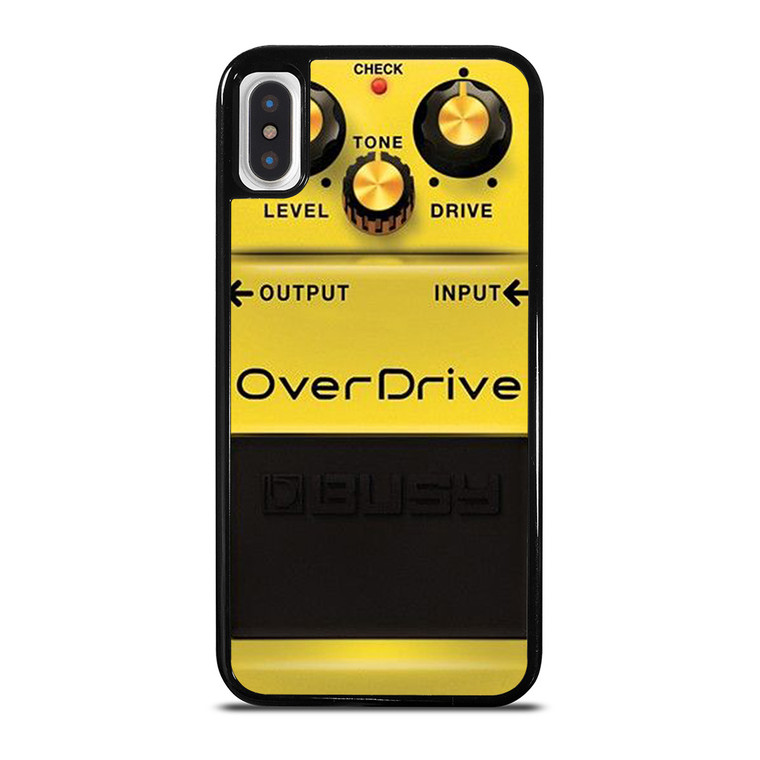 BOSS ELECTRIC GUITAR PEDAL EFFECT OVERDRIVE iPhone X / XS Case Cover