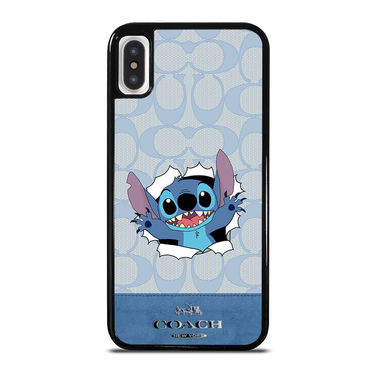 COACH NEW YORK LOGO DISNEY STITCH iPhone X / XS Case Cover