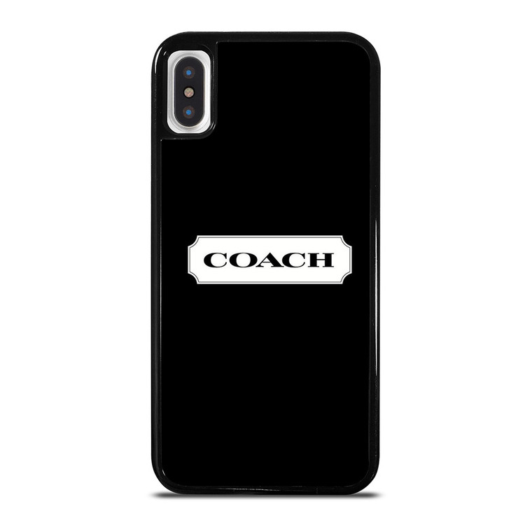 COACH NEW YORK LOGO ICON BLACK iPhone X / XS Case Cover