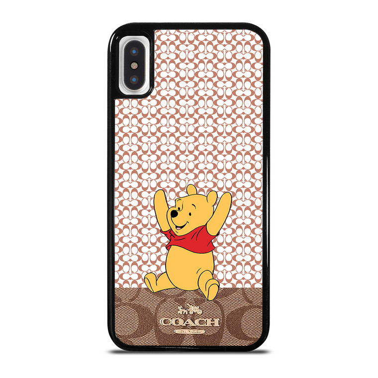 COACH NEW YORK LOGO WINNIE THE POOH DISNEY iPhone X / XS Case Cover