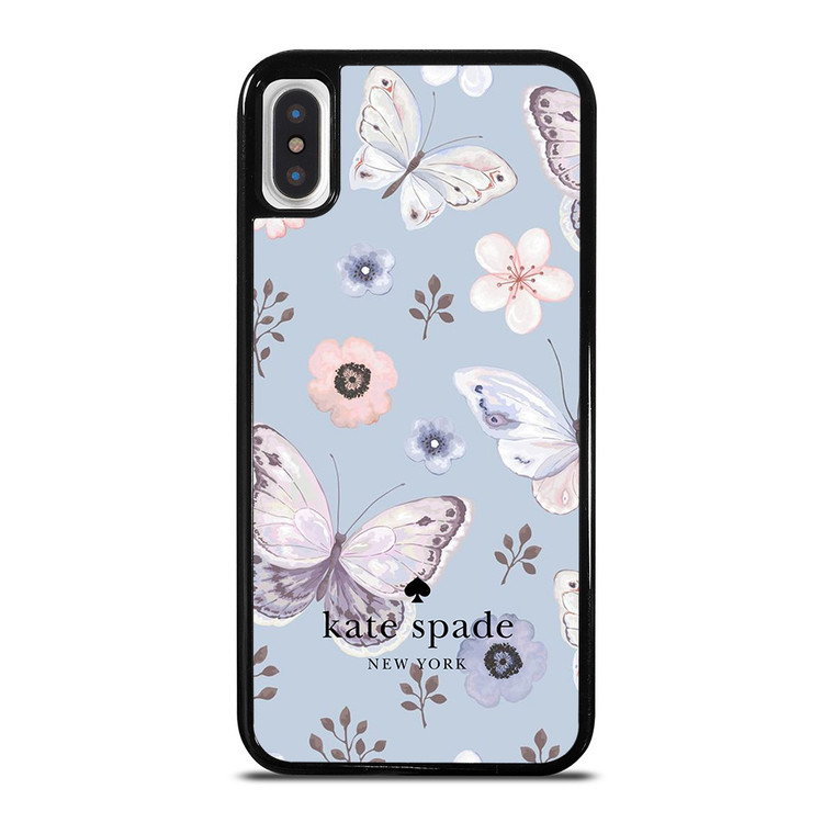 KATE SPADE NEW YORK LOGO BUTTERFLY PATTERN iPhone X / XS Case Cover