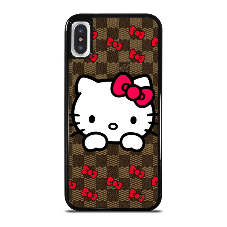 LOUIS VUITTON LV HELLO KITTY PATTERN iPhone X / XS Case Cover