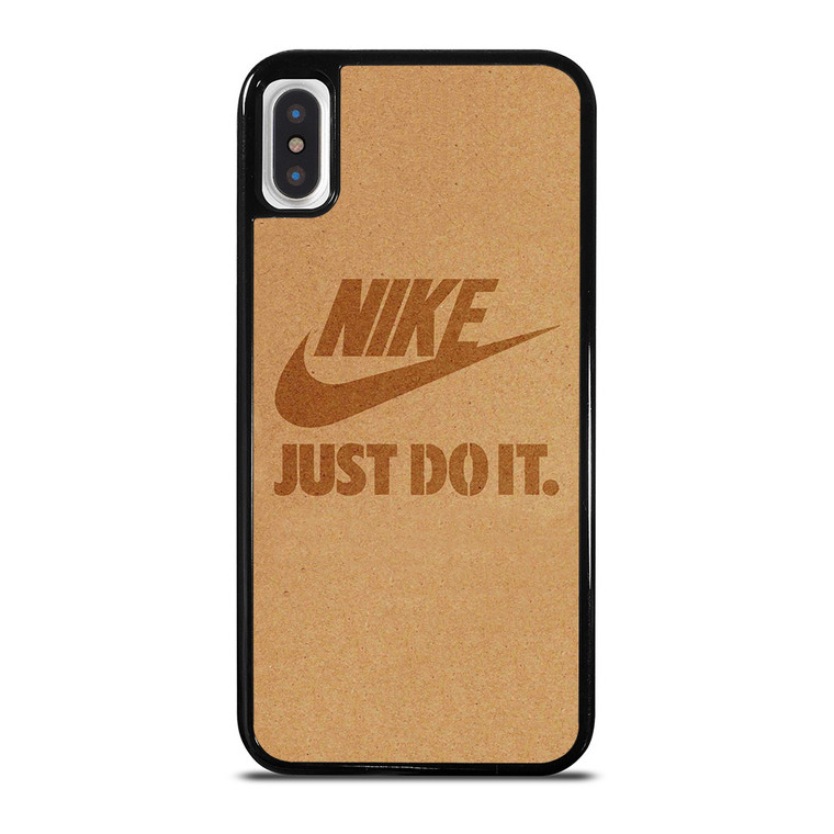 NIKE JUST DO IT LOGO STENCILS ICON iPhone X / XS Case Cover