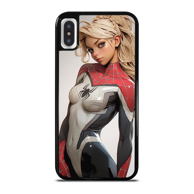 SPIDER GIRL SEXY MARVEL COMICS CARTOON iPhone X / XS Case Cover