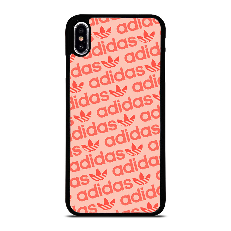 ADIDAS PINK PATTERN iPhone XS Max Case Cover