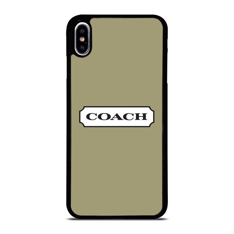 COACH NEW YORK LOGO ICON iPhone XS Max Case Cover