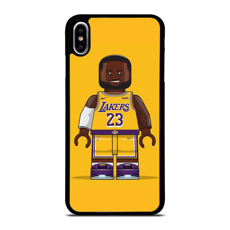 LEBRON JAMES LA LAKERS NBA LEGO BASKETBALL iPhone XS Max Case Cover
