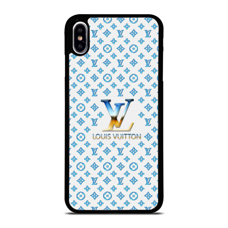 LOUIS VUITTON LV BLUE PATERN ICON LOGO iPhone XS Max Case Cover