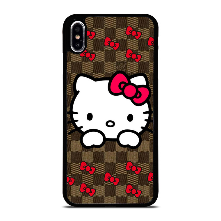 LOUIS VUITTON LV HELLO KITTY PATTERN iPhone XS Max Case Cover