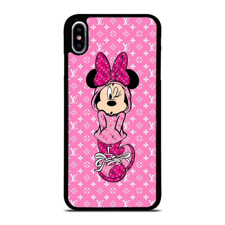LOUIS VUITTON LV LOGO PINK MINNIE MOUSE iPhone XS Max Case Cover