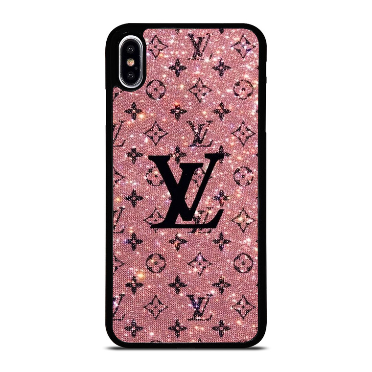 LOUIS VUITTON LV LOGO PINK SPARKLE iPhone XS Max Case Cover