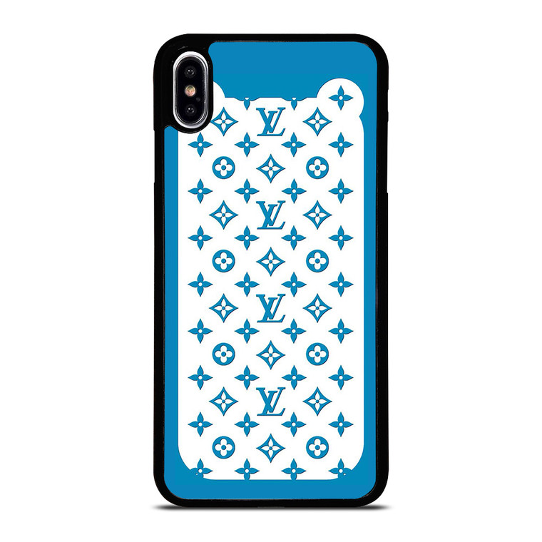 LOUIS VUITTON PATERN ICON LOGO BLUE iPhone XS Max Case Cover