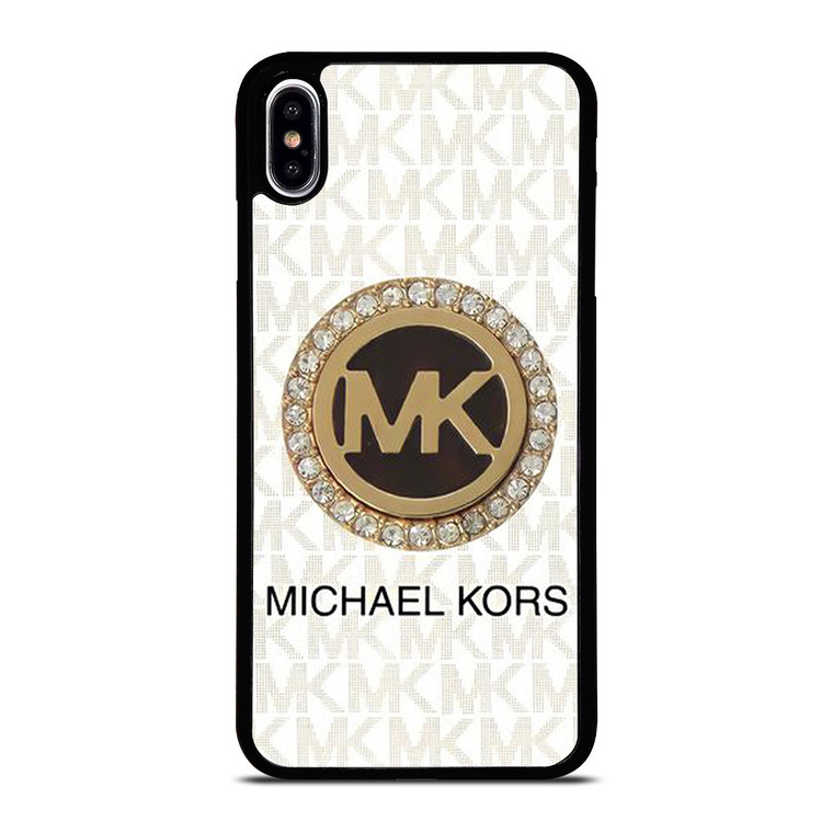 MICHAEL KORS MK LOGO DIAMOND iPhone XS Max Case Cover
