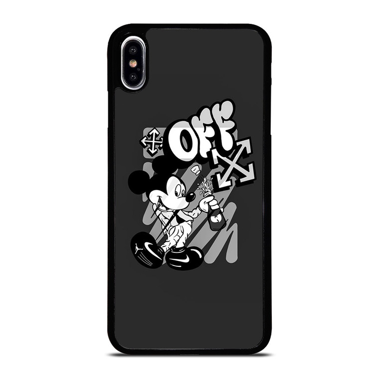 MICKEY MOUSE OFF WHITE LOGO iPhone XS Max Case Cover