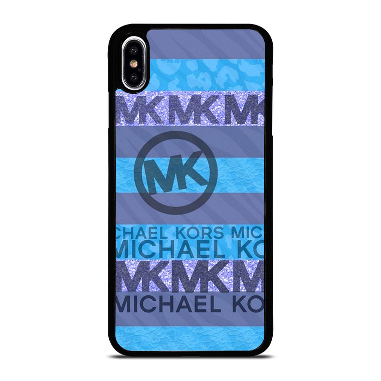 MK MICHAEL KORS LOGO BLUE ICON iPhone XS Max Case Cover