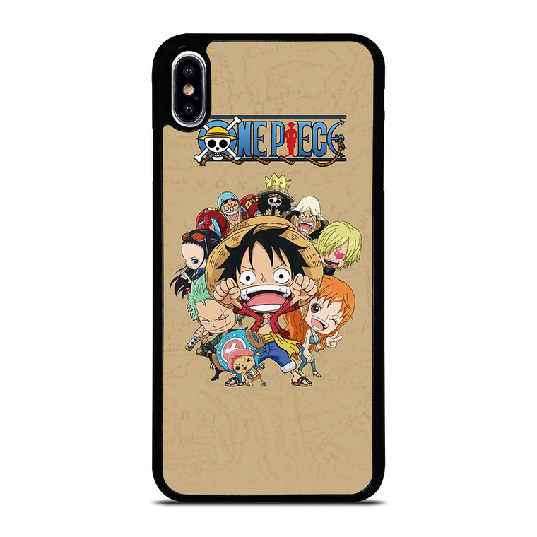 ONE PIECE CUTE MINI CHARACTER ANIME MANGE iPhone XS Max Case Cover