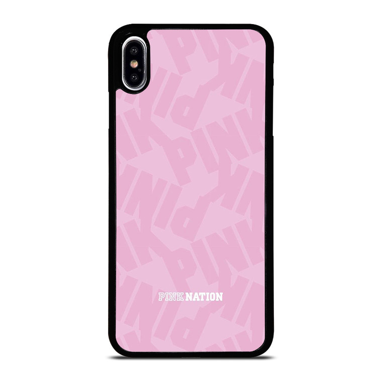 PINK NATION VICTORIA'S SECRET LOGO ICON iPhone XS Max Case Cover