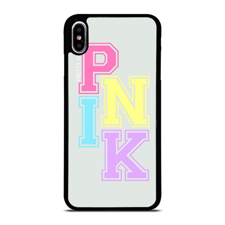 PINK NATION VICTORIA'S SECRET LOGO PRETTY IN ICON iPhone XS Max Case Cover