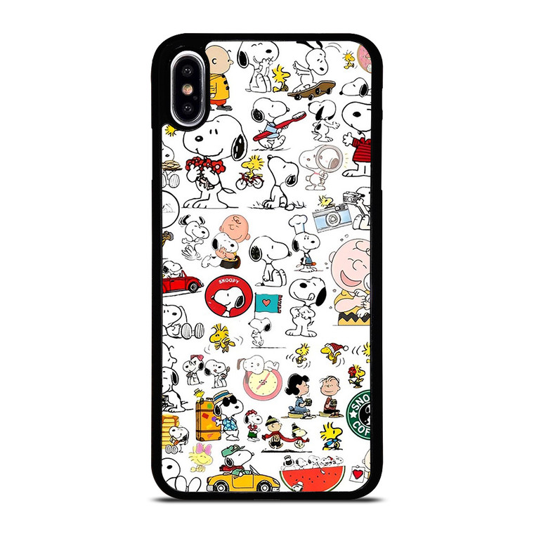 SNOOPY COFFEE THE PEANUTS iPhone XS Max Case Cover