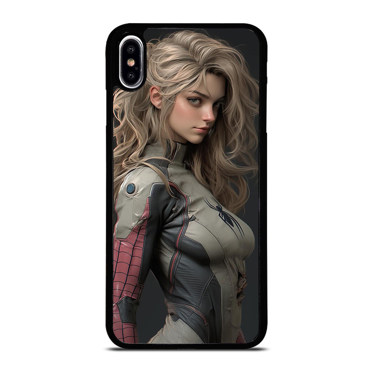 SPIDER GIRL MARVEL COMICS CARTOON SEXY iPhone XS Max Case Cover