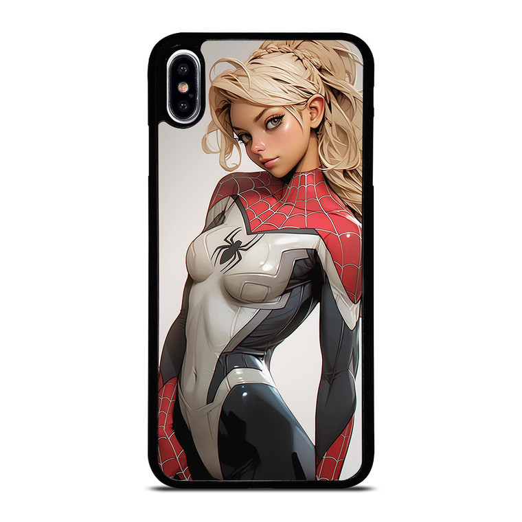 SPIDER GIRL SEXY MARVEL COMICS CARTOON iPhone XS Max Case Cover