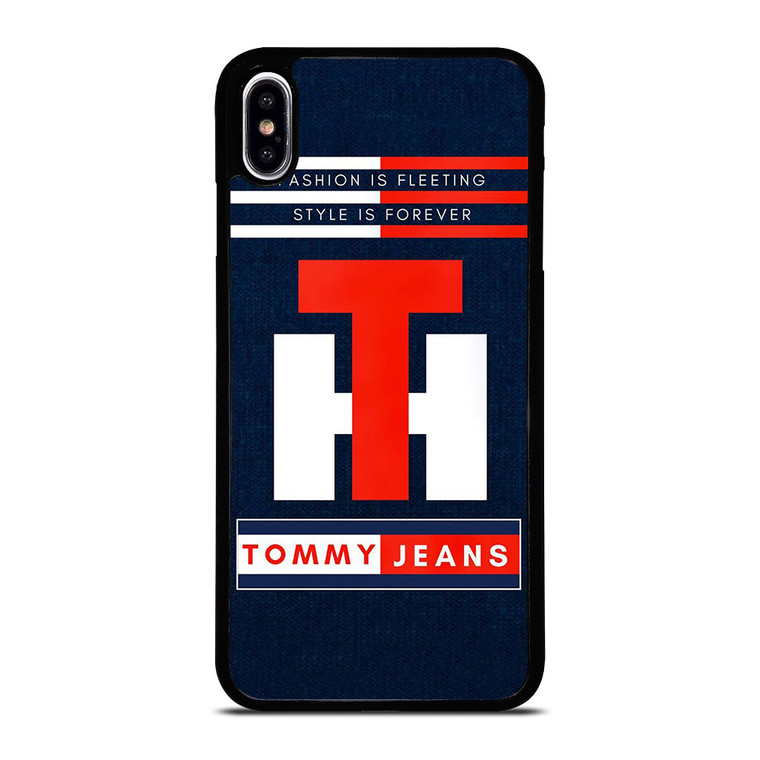TOMMY HILFIGER JEANS TH LOGO STYLE IS FOREVER iPhone XS Max Case Cover