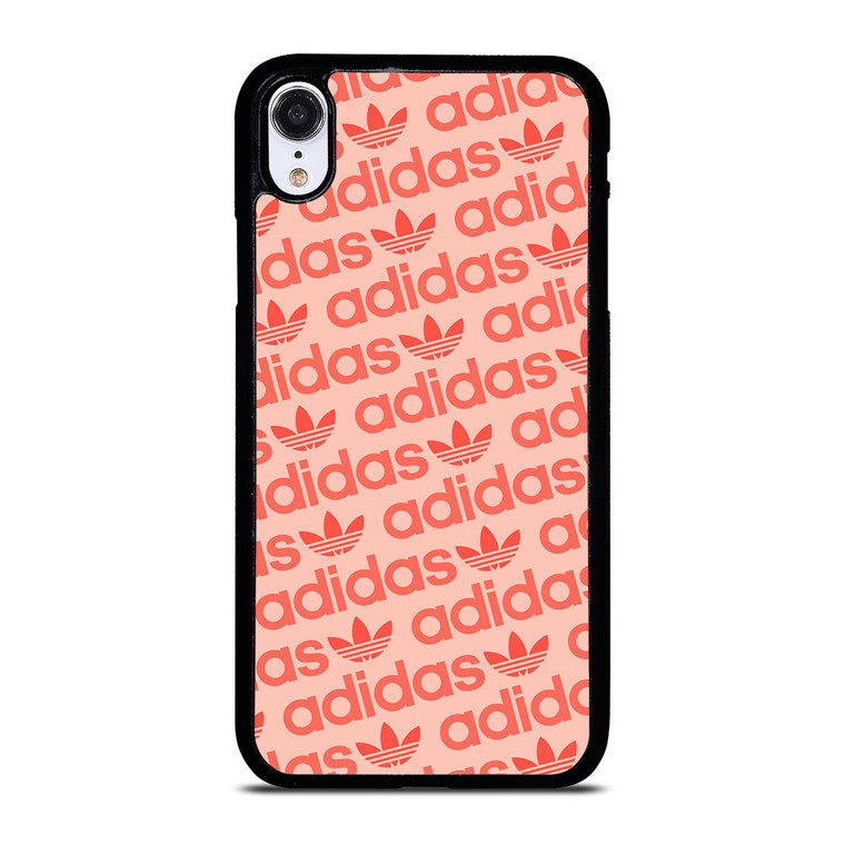 ADIDAS PINK PATTERN iPhone XR Case Cover