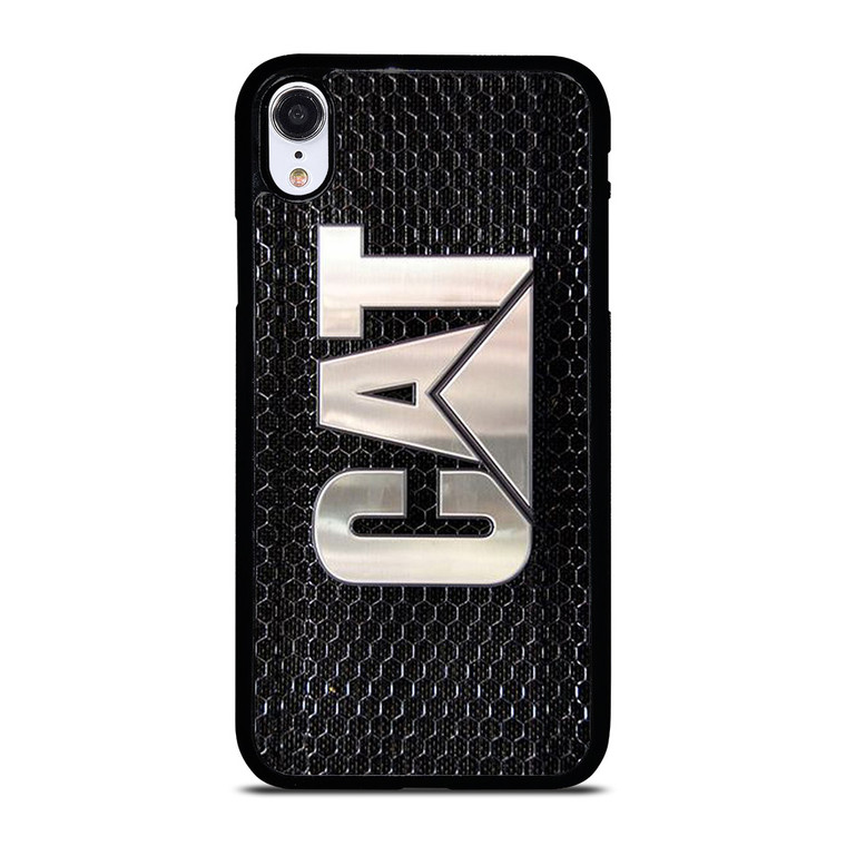 CATERPILLAR CAT LOGO TRACTOR METAL EMBLEM iPhone XR Case Cover