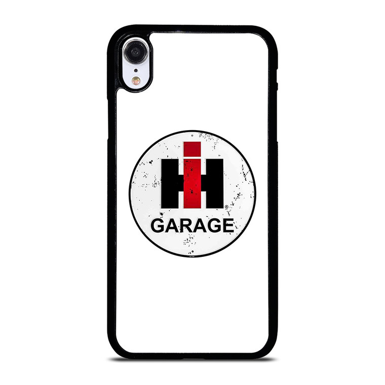 IH INTERNATIONAL HARVESTER FARMALL LOGO TRACTOR GARAGE iPhone XR Case Cover