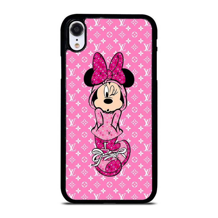 LOUIS VUITTON LV LOGO PINK MINNIE MOUSE iPhone XR Case Cover