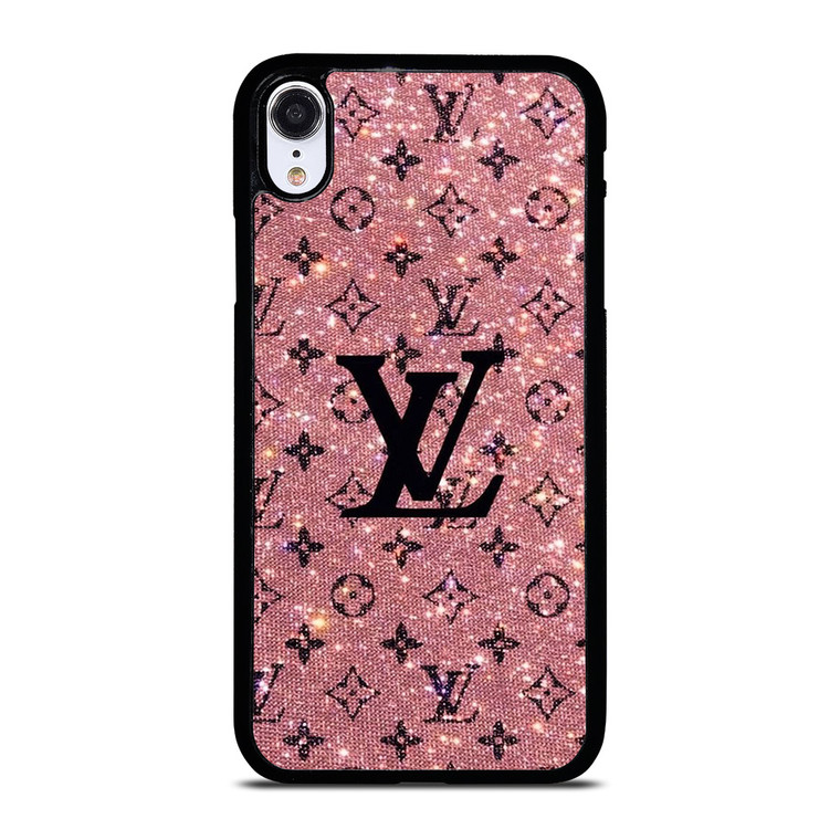 LOUIS VUITTON LV LOGO PINK SPARKLE iPhone XR Case Cover