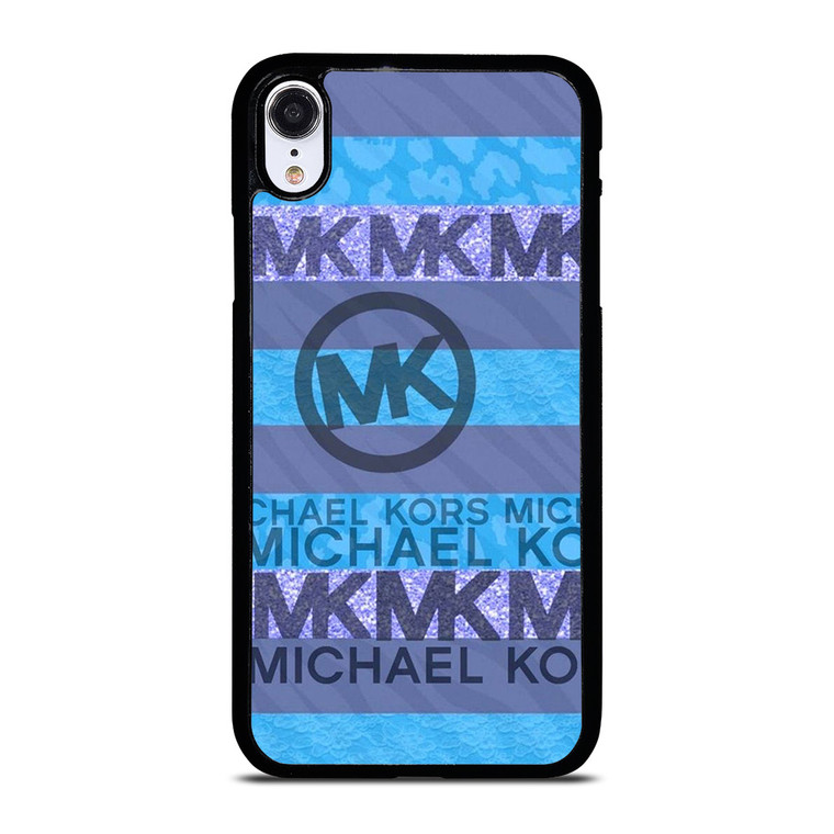 MK MICHAEL KORS LOGO BLUE ICON iPhone XR Case Cover